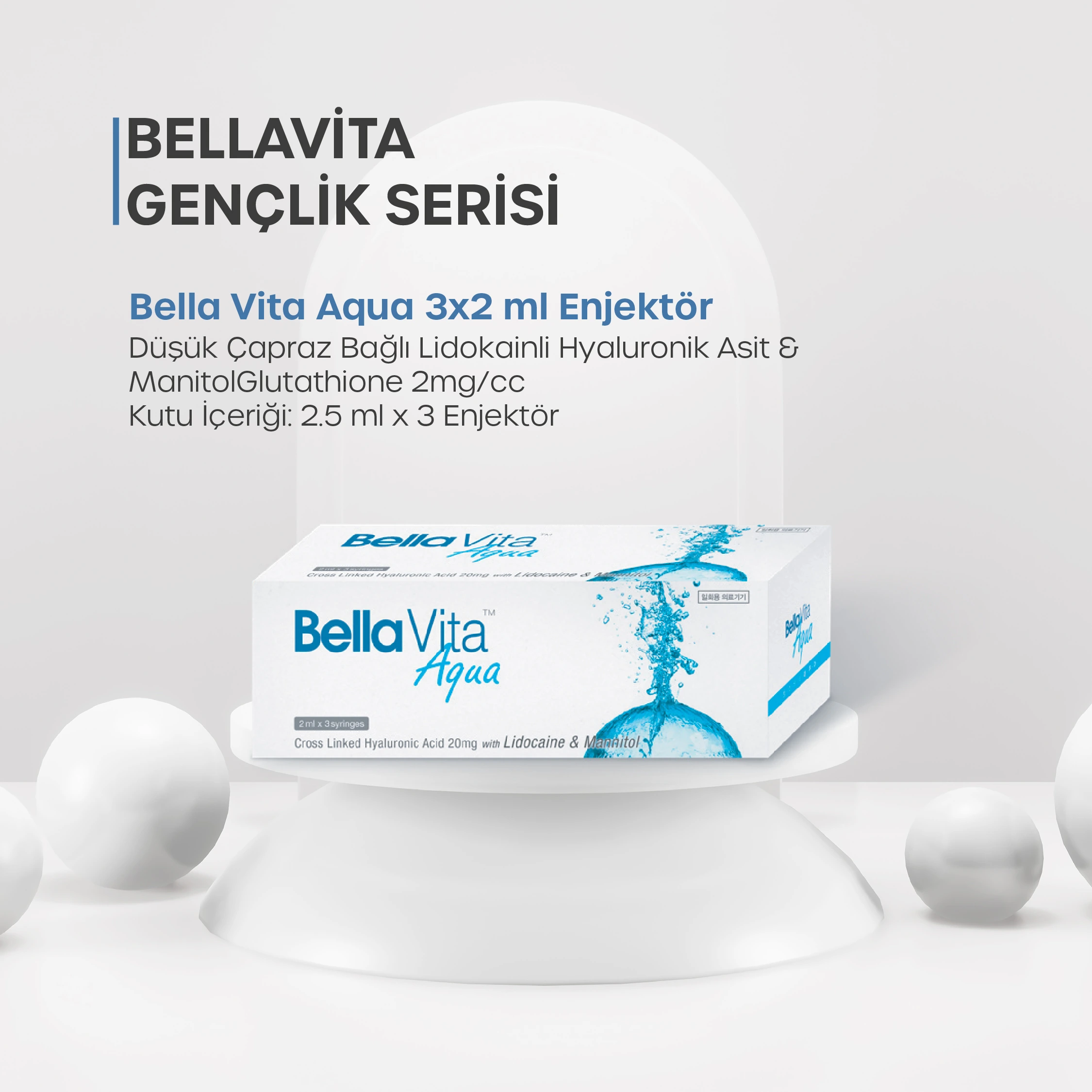 Bella Vita Aqua 3x2 ml Enjektör