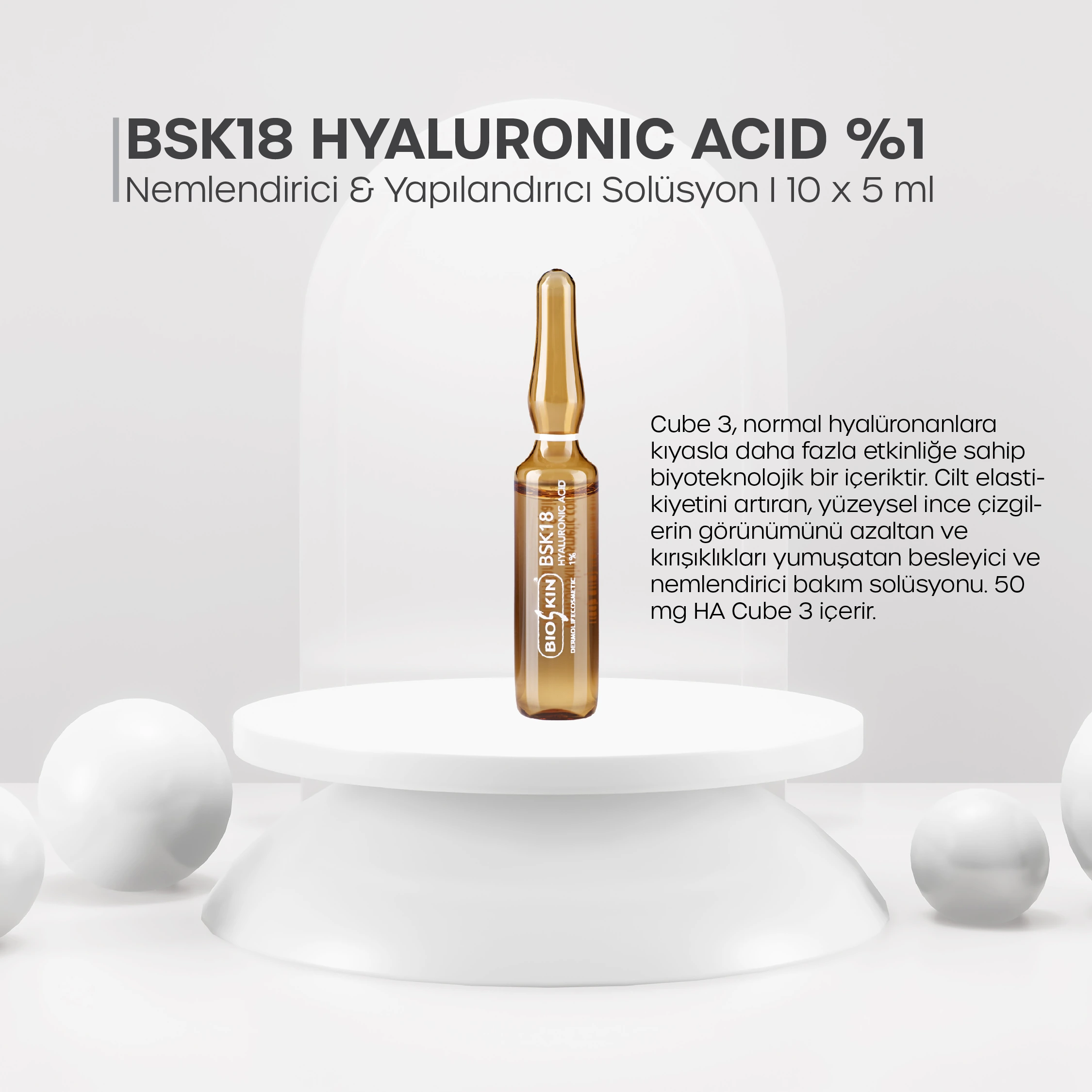 BSK-18 Hyaluronic acid, %1